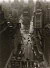 STOUMEN, LOU (1916-1991) Portfolio titled Times Square 1940: A Paper Movie,